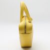 Balenciaga  Triangle Duffle handbag  in yellow leather - Detail D5 thumbnail