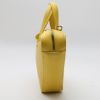 Bolso de mano Balenciaga  Triangle Duffle en cuero amarillo - Detail D6 thumbnail