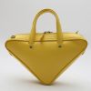 Bolso de mano Balenciaga  Triangle Duffle en cuero amarillo - Detail D7 thumbnail