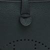 Hermès  Mini Evelyne shoulder bag  in Bleu Orage togo leather  and Bleu Brume canvas - Detail D1 thumbnail