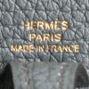 Hermès  Mini Evelyne shoulder bag  in Bleu Orage togo leather  and Bleu Brume canvas - Detail D3 thumbnail