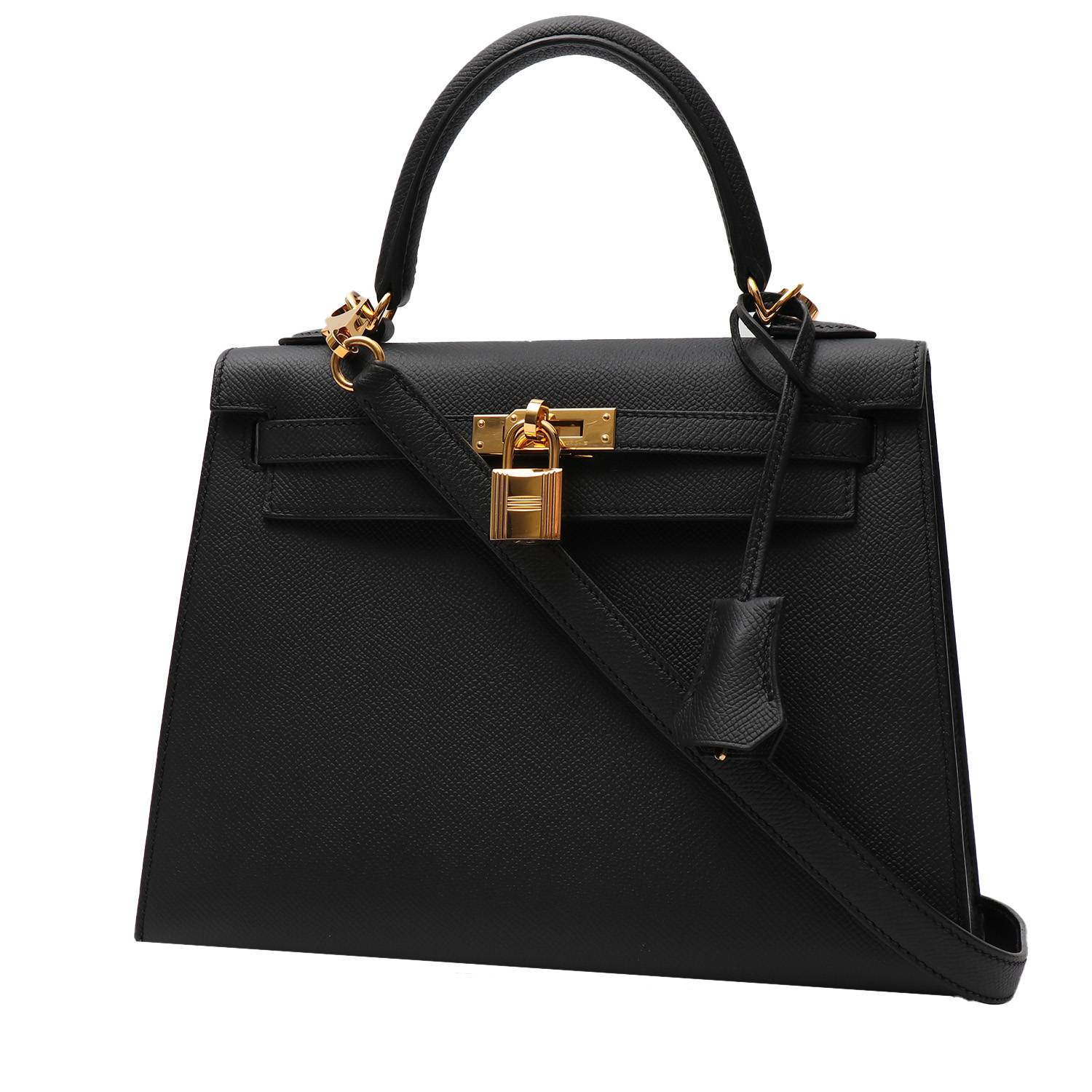 sac a main hermes kelly 25 sellier bandouliere en cuir