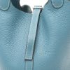 Bolso de mano Hermès  Picotin en cuero togo azul - Detail D1 thumbnail