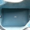 Hermès  Picotin handbag  in blue jean togo leather - Detail D2 thumbnail