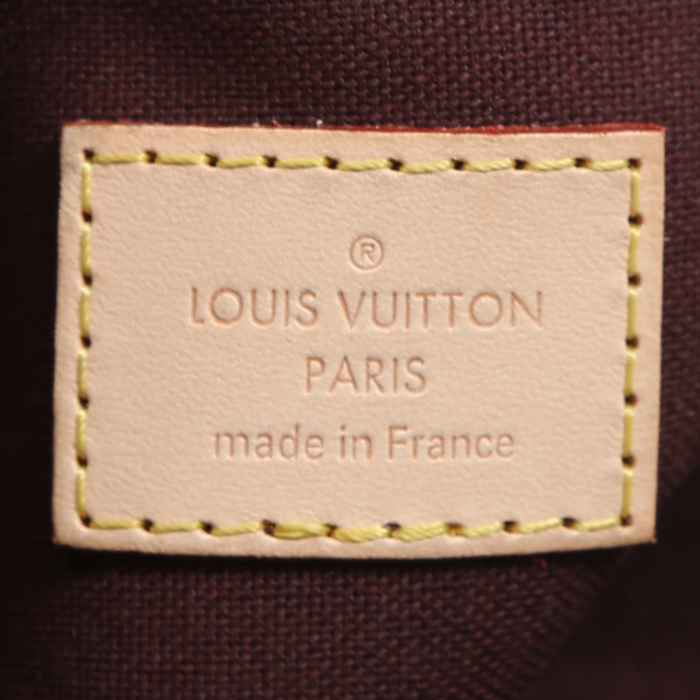 Sac bandoulière Louis Vuitton  Favorite en toile monogram marron et cuir naturel - Detail D3