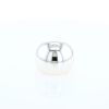Anello a sfera Hermès Quark in argento e resina - 360 thumbnail