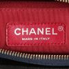 Chanel  Gabrielle  medium model  shoulder bag  in navy blue quilted leather  and black leather - Detail D3 thumbnail