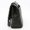 Chanel  Timeless Jumbo shoulder bag  in black leather - Detail D5 thumbnail