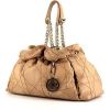 Dior Le 30 handbag in beige leather cannage - 00pp thumbnail