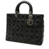 Borsa Dior  Lady Dior in pelle cannage nera - 00pp thumbnail