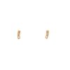 Dinh Van Pulse small earrings in pink gold and diamonds - 00pp thumbnail