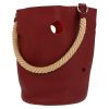 Shopping bag Hermès  Mangeoire in pelle togo rossa - Detail D3 thumbnail
