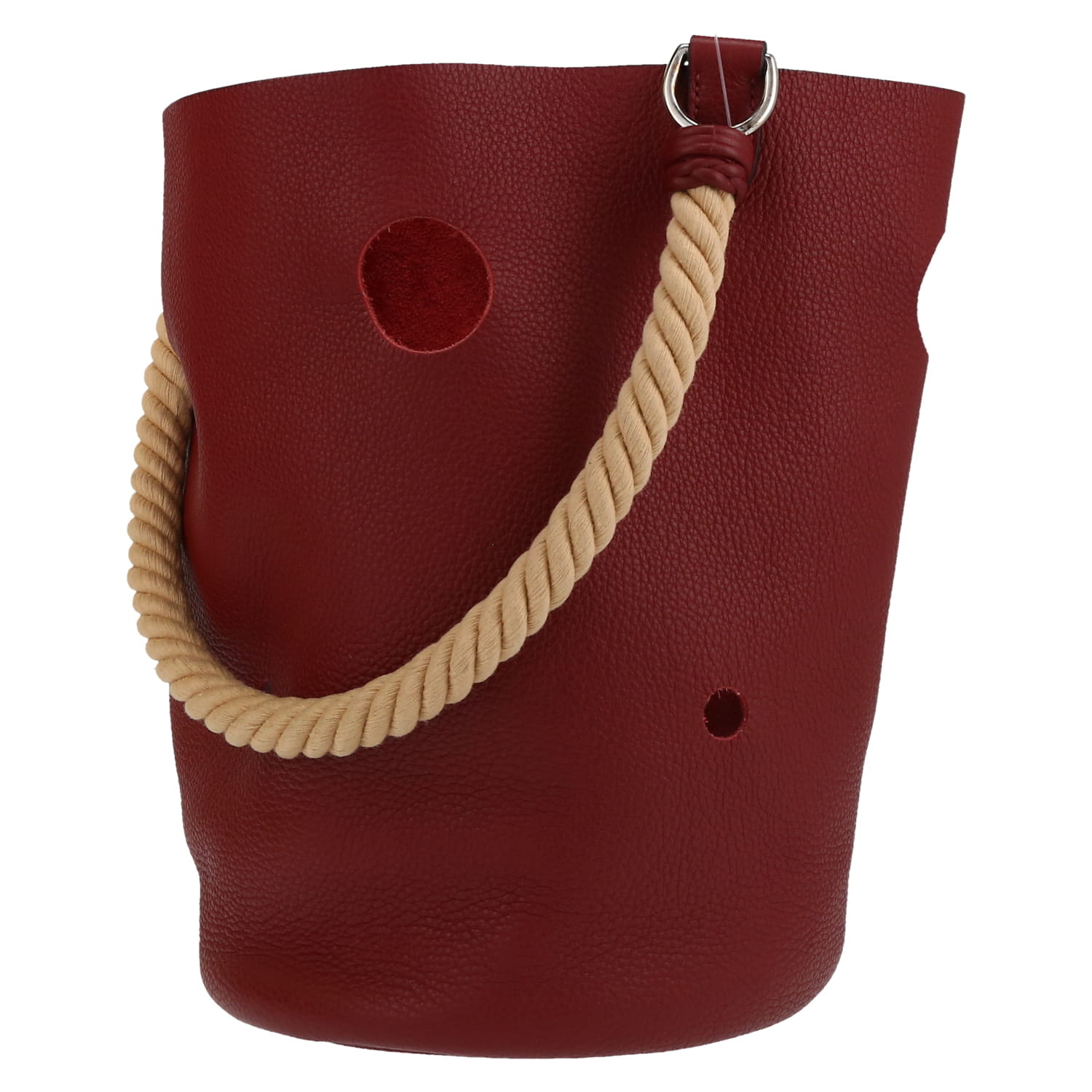 Bolso Cabás Hermès  Mangeoire en cuero togo rojo - Detail D6