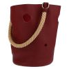 Sac cabas Hermès  Mangeoire en cuir togo rouge - Detail D6 thumbnail