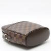 Louis Vuitton  Ipanema shoulder bag  in ebene damier canvas  and brown leather - Detail D4 thumbnail