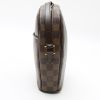 Louis Vuitton  Ipanema shoulder bag  in ebene damier canvas  and brown leather - Detail D5 thumbnail