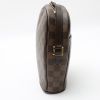 Louis Vuitton  Ipanema shoulder bag  in ebene damier canvas  and brown leather - Detail D6 thumbnail