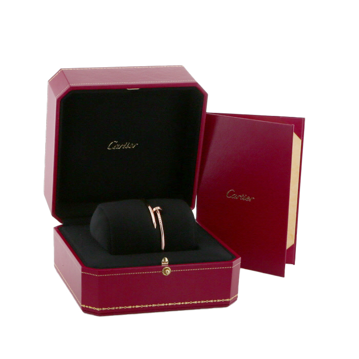 Bracciale Cartier Juste un clou modello piccolo in oro rosa - Detail D2