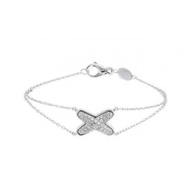 Bracciale Chaumet Lien in oro bianco e diamanti
