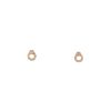 Paire de boucles d'oreilles Dinh Van Menottes R7,5 en or rose et diamants - 00pp thumbnail