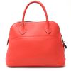 Hermès  Bolide handbag  in coral togo leather - Detail D7 thumbnail