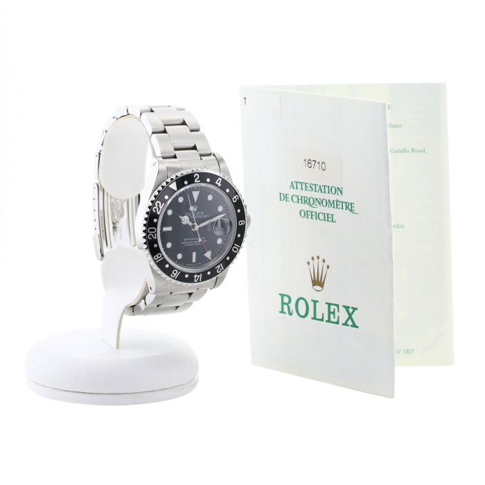 Rolex GMT-Master II  in stainless steel Ref: Rolex - 16710  Circa 1997