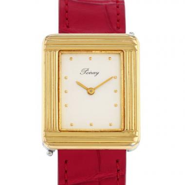 Orologio Poiray Ma Première in oro e acciaio Circa 1990
