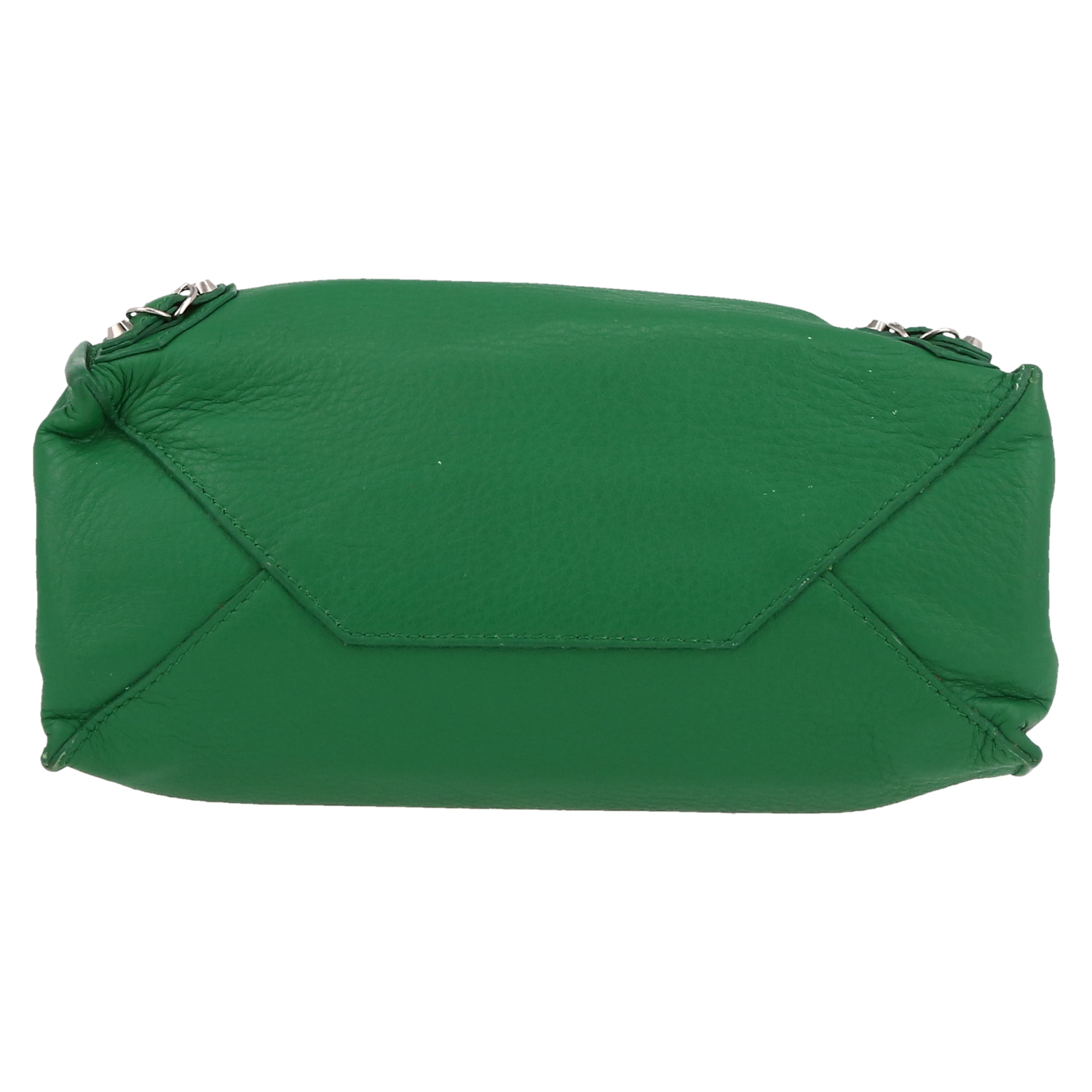 Sac à main Balenciaga  Papier en cuir vert - Detail D1