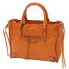 Balenciaga  Papier handbag  in orange leather - 00pp thumbnail
