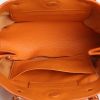 Balenciaga  Papier handbag  in orange leather - Detail D2 thumbnail