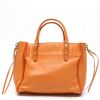 Balenciaga  Papier handbag  in orange leather - Detail D7 thumbnail