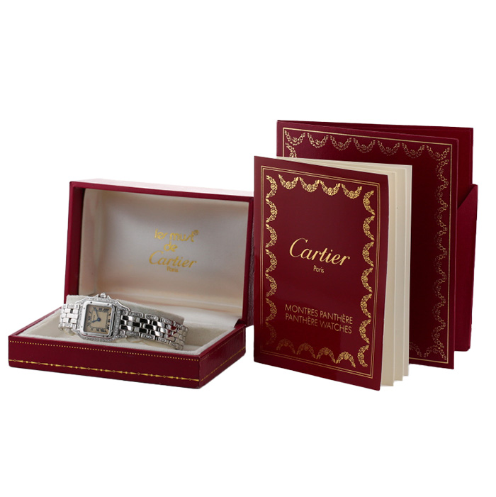 Cartier Panthère Joaillerie  in white gold Ref : 0020 Circa 1998 - Detail D2