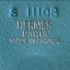 Borsa a tracolla Hermès  Mini Evelyne in pelle di vitello doblis blu - Detail D3 thumbnail