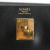 Hermès  Kelly 35 cm handbag  in black box leather - Detail D3 thumbnail