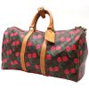 Louis Vuitton  Keepall Editions Limitées weekend bag  monogram canvas  and natural leather - 00pp thumbnail