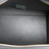 Celine  Trapeze medium model  handbag  in anthracite grey, beige and green leather - Detail D2 thumbnail