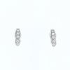 Paire de boucles d'oreilles articulée Bulgari Serpenti en or blanc et diamant - 360 thumbnail