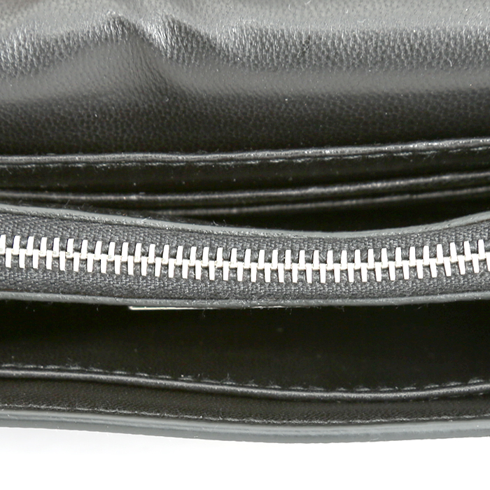 Borsa a tracolla Prada   in pelle saffiano argentata - Detail D2