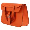 Bolso bandolera Hermès  Halzan en cuero swift naranja - Detail D3 thumbnail