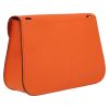 Bolso bandolera Hermès  Halzan en cuero swift naranja - Detail D6 thumbnail