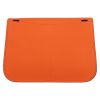 Hermès  Halzan shoulder bag  in orange Swift leather - Detail D7 thumbnail