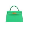 Borsa Hermès  Kelly 20 cm in pelle Mysore verde - 360 thumbnail