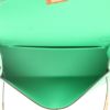 Hermès  Kelly 20 cm handbag  in green Comics Mysore leather - Detail D3 thumbnail