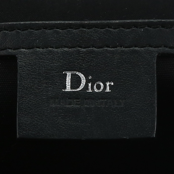 Mochila Dior  Motion en lona caqui y cuero negro - Detail D9