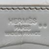 Hermès  Birkin 25 cm handbag Himalaya in white niloticus crocodile - Detail D3 thumbnail