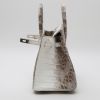 Hermès  Birkin 25 cm handbag Himalaya in white niloticus crocodile - Detail D7 thumbnail