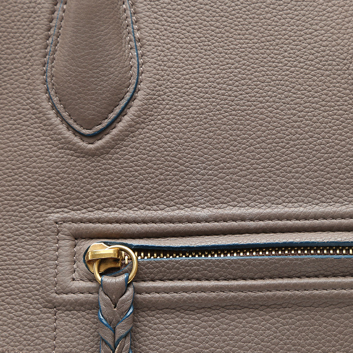 Bolso Cabás Celine  Phantom en cuero color topo - Detail D1