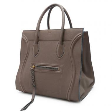 sac a main celine luggage mini cabas cuir poulain