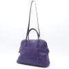 Hermès  Bolide 35 cm handbag  in purple Iris togo leather - Detail D8 thumbnail