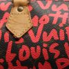 Louis Vuitton  Speedy Editions Limitées handbag  in brown and pink monogram canvas  and natural leather - Detail D1 thumbnail